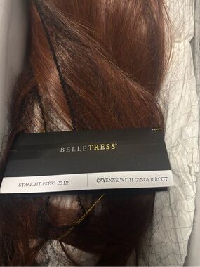 BelleTress Cayenne with Ginger Root Straight Hairpiece